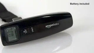 Amazon Basics Portable Digital Luggage Scale For Travel, Hanging Baggage Scale, Suitcase Weight....