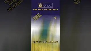 Silk Dhoti | Only Omkar Dhotis