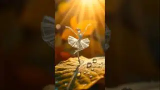 Dancing Dewdrop Ballerina | Nature&rsquo;s Magical Moment #BallerinaDrop #NatureFantasy #DewdropDance