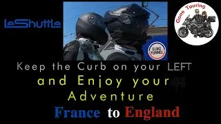 🚄 Easiest way to cross the channel on a Motorcycle - CALAIS to Folkestone - 2024🏍