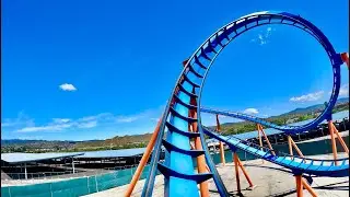 Крик ПОТРЯСАЮЩИЕ американские горки без пола, вид от первого лица в 4K! | Six Flags Magic Mountai...