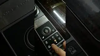 Режим поддомкрачивания Land Rover Range Rover, режим замены шин #rangerover #landrover