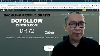 Backlink Profile Dofollow Zintro.com | Domain Rating 72