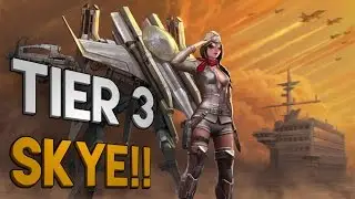 Vainglory Skins - SUPERSONIC SKYE TIER 3!! Lane Gameplay [Update 1.18]