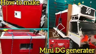 ⚡Mini dg generater🔥😱#mini #dg #generater⚡