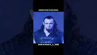 Undertaker Vs Big Show Raw is war 3-5-1999 #wwe #wwewrestler