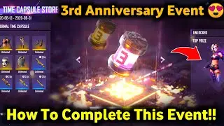 How To Complete 3rd Anniversary Event In Free fire Full Details😍|| Time Tunnel Event||Abhinav Gaming