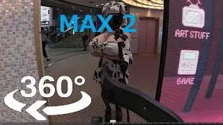 8K Remaster #GoProMAX2 : The stitch line can make the tilt motor (&Phi;38mm) of the CraneM2 invisible