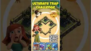 😱💥Max Air Defence Trap vs Air Troops🥵🔥Which is Your Favorite Troop💪#shorts #clashofclans #dashgaming