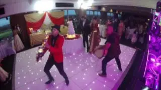 Indian Wedding Entrance and Party Set | SAXINGH vs Dav Daheley on Dhol