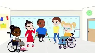 Roll, Roll, Roll Your Chair | | Kids&rsquo; Songs for Disability Inclusion | Wheelchair Song