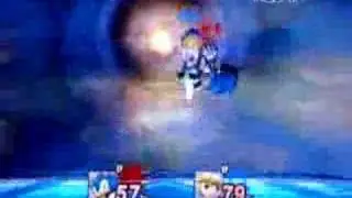 Super smash bros brawl- toon link vs sonic