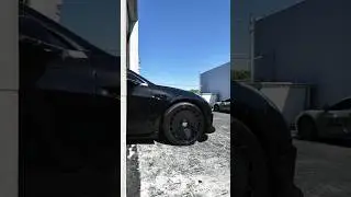 Tesla Model 3 on ALT PL1 Aero Disc wheels / Gloss Black with Floating caps