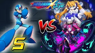 S-Class Hunter X Vs Christmas Ciel & Droitclair - Mega Man X DiVE (Mobile Controls PvP)