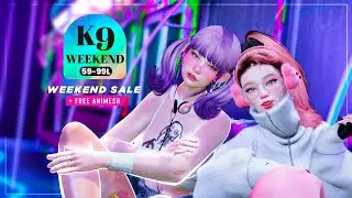 Kustom9 Weekend Sale : Cute Asian skin + Hairs 69L | Free Animesh Gift | Shopping Second Life