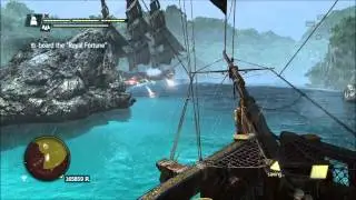 Assassins Creed 4 Black Flag Sailing Jackdaw without crew BUG# 3