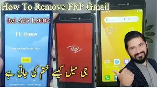 Itel A25 Frp Bypass l Itel L5002 Google Account Unlock