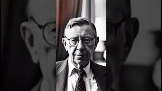 By Jean-Paul Sarter  #jeanpaulsartre #existentialism #philosophyquotes #stoicism #existentialwisdom