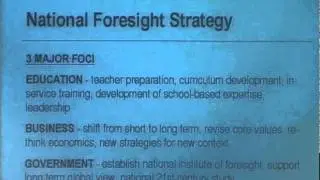 The Foresight Principle to IOFs 2: National Foresight Strategy