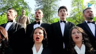 Azerbaijan National Anthem played in liberated Shusha,Karabakh