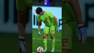 Penampilan Daffa Fasya kiper timnas Indonesia AFF 2024 di game FC 25 #fc25 #fc25shorts