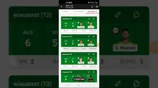aus vs wi dream11 Nov 2021 - team 2. world t20
