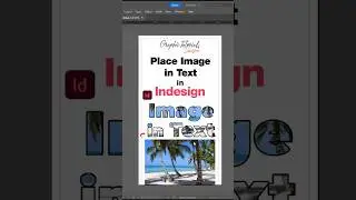 Place Image in Text in Indesign | #shorts