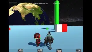 Floating origin multiplayer for open World games: network setup and run