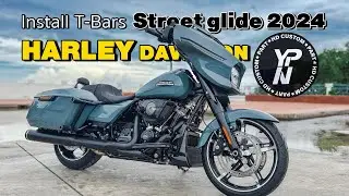 Install T-Bars Street glide 2024 #harleydavidson by YPN