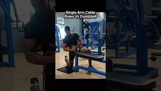 &lrm;Single Arm Cable Rows Vs Dumbbell Rows, which is better?&lrm;&lrm;