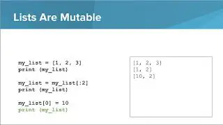 Python- Lists