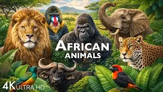 AFRICAN ANIMAL DISCOVERY / 60FPS 4K ULTRA HD #4K #ANIMALS
