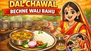 🙏 Dal Chawal Bechne Wali Bahu | Bahu Ka Business | Desi Food Story 🍛