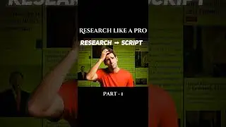 How to Research & Script Like Dhruv Rathee | Keplinger Method Tips #youtubeshorts