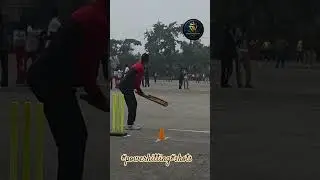 Powerful Cricket Shot 💥 | Clean Timing Batting | #cricket #shorts #viral #ytshorts #cricketlover