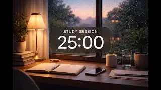 25 Minute Study Timer ⏱️ | Silent Focus Session | Zen Focus Lab