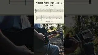 How to Play the Wasted Years Intro (Acoustic Style)