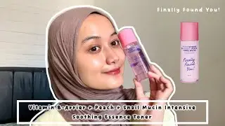 Finally Found You! Vitamin B-Arrier + Peach + Snail Mucin Intensive Soothing Essence Toner 