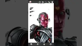 Infinity Ultron + Marvel Vision | Fusion Art