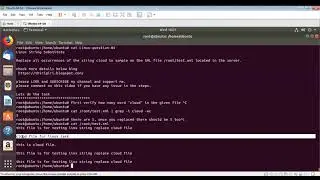 Linux string substitute - 