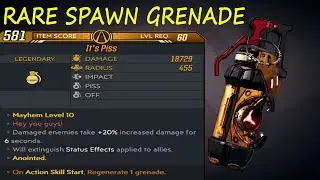 BL3 - IT'S PISS - A.S.S - Regenerate 1 Grenade - Mayhem 10