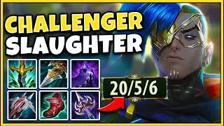 Absolutely Insane 20 Kill Hard Carry In Challenger | Season 11 Kayn - League of Legends