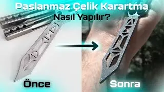 Paslanmaz Çelik Nasıl Karartılır? Bıçaklar için Acidwash ve Stonewash Yapımı | Mod Günlükleri #2