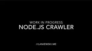 Node.js web crawler - demo - sitemap