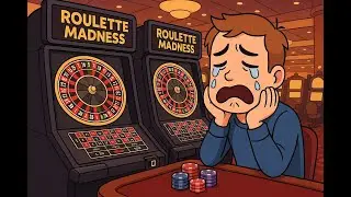 Roulette madness - Took 2 machines to LOSE IT ALL! #roulette #gamble