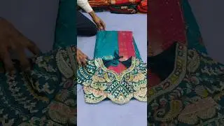 🔥Such beautiful saree blouse design Wedding Special Party Wear Saree New model Sadi 2026 #shorts ...
