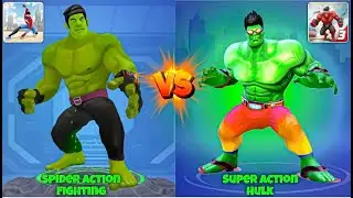 Spider Action Fighting Hulk VS Spider Smash 3 Hulk Comparison | Who Is The Best Hulk!🤯