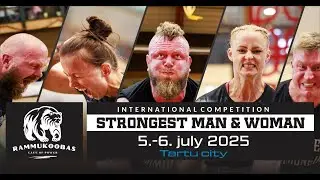 Eesti Rammumees ja Rammunaine 2025 (Naised avatud klass). Estonian strongest woman.