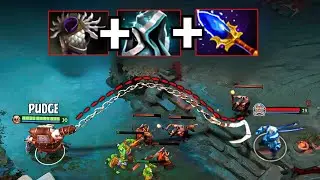 7K MMR Zeus Mid? Look who's coming for dinner! Pudge Blade mail vs Zeus Dota 2
