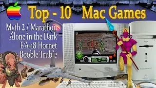 Топ 10 комп'ютерных Ігр для Apple Mac 90х. Top - 10 Mac Games HD